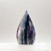 Rainbow Fluorite Flame Carving
