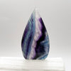 Rainbow Fluorite Flame Carving