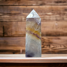  Honey Rainbow Fluorite Tower