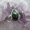 Seraphinite Sterling Silver Ring .925