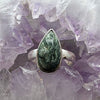 Seraphinite Sterling Silver Ring .925