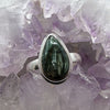 Seraphinite Sterling Silver Ring .925