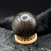 Silver Sheen Obsidian Sphere