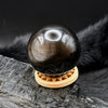 Silver Sheen Obsidian Sphere