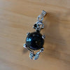 Skeleton Pendant with Crystal Mini Sphere