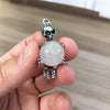 Skeleton Pendant with Crystal Mini Sphere