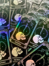 Celestial Stickers Marigold Tarot Holographic: The Star, The Moon, The Sun, The World