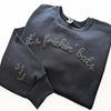 It's Frickin' Bats Black Puff Print Crewneck | Halloween Sweatshirt