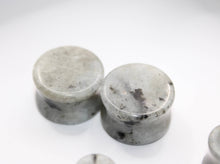  Moonstone Plugs – Double Flare Natural Stone Gauges