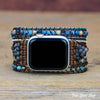 Natural Labradorite & Blue Jasper Apple Watch Band