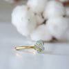 Raw Blue Aquamarine Ring