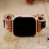 Rhodonite Apple Watch Band, Boho Watch Strap