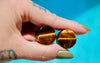 Tiger's Eye Plugs – Double Flare Natural Stone Gauges