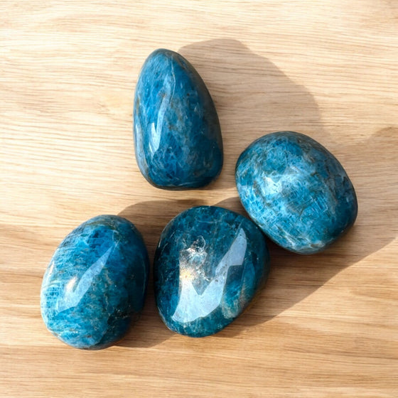 Blue Apatite Tumbled