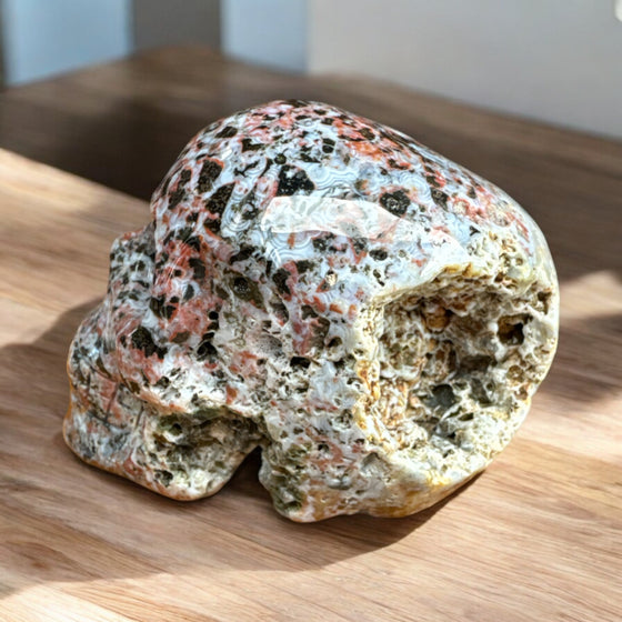 Ocean Jasper Skull