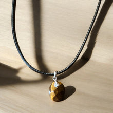  Gold Tiger's Eye Faceted Pendant