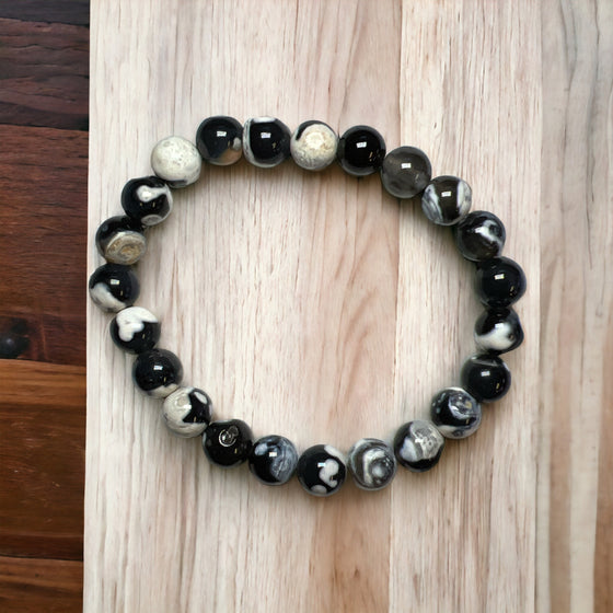 Orca Agate Bracelet