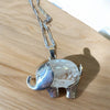 Crystal Elephant Pendant