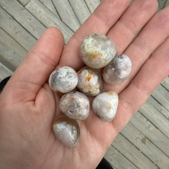 Flower Agate Tumbled