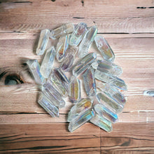  Angel Aura Clear Quartz Points