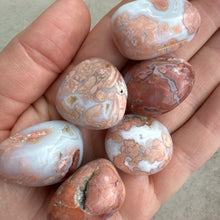  Pink Flower Agate Tumbled