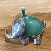 Crystal Elephant Pendant