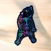  Gold Leaf Beast Holographic Stickers