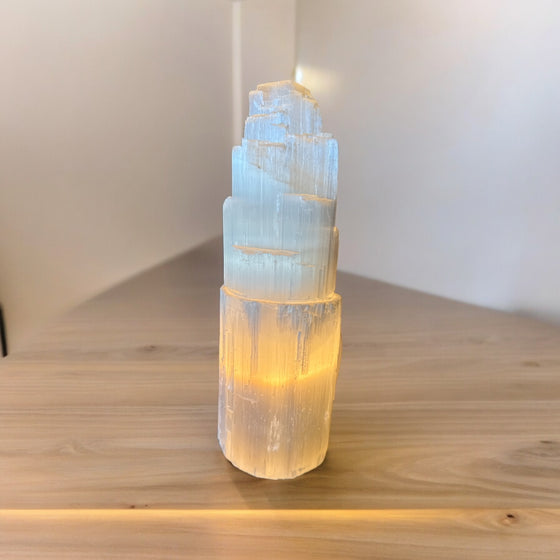 Selenite Lamp