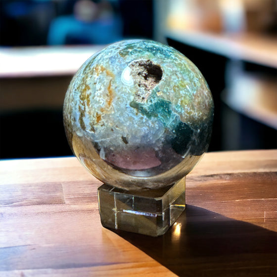 Ocean Jasper Sphere