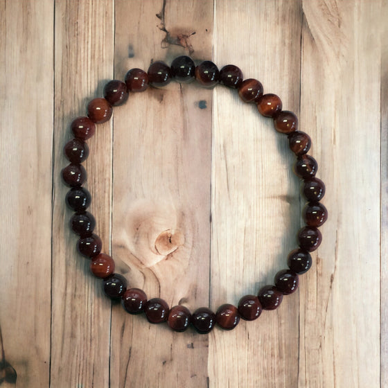 Red Tiger's Eye Bracelet