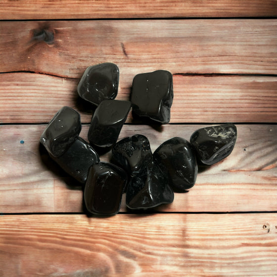 Black Tourmaline Tumbled